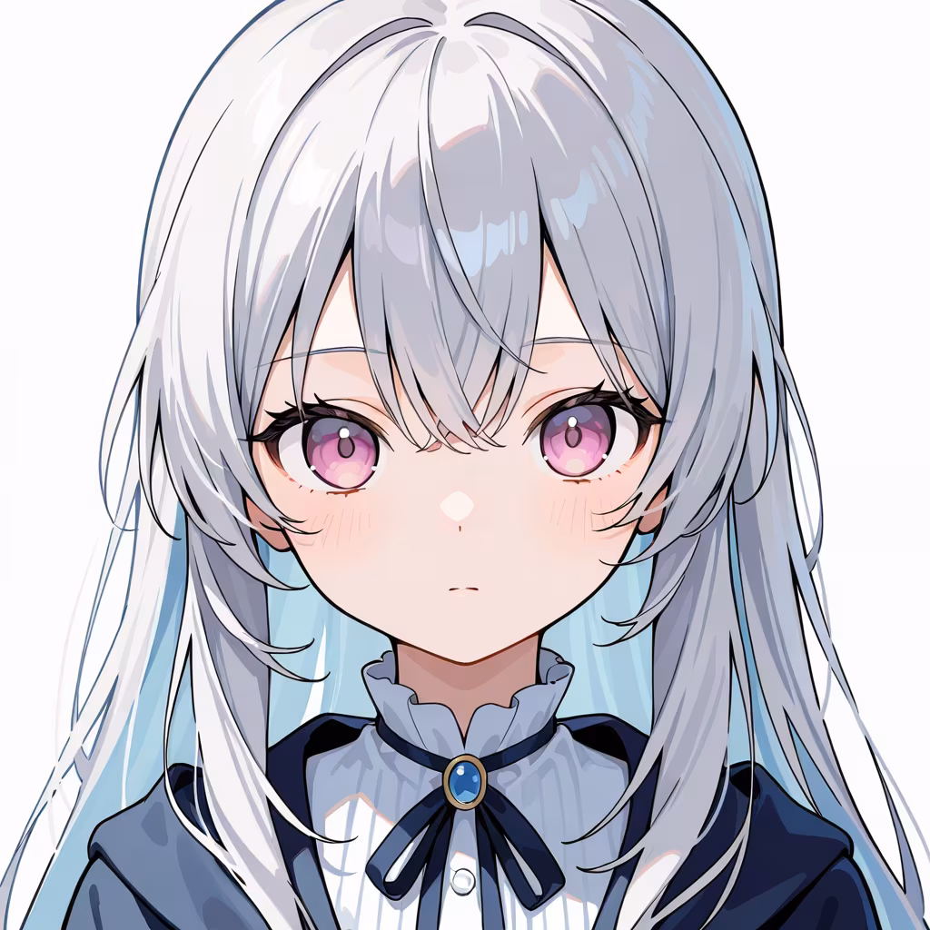 1girl ,looking at viewer, white background, upper body