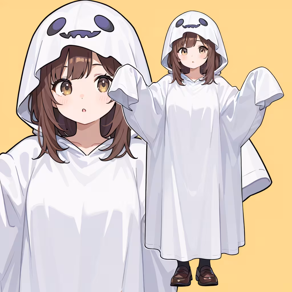 1girl ghost costume zoom layer full body upper body general