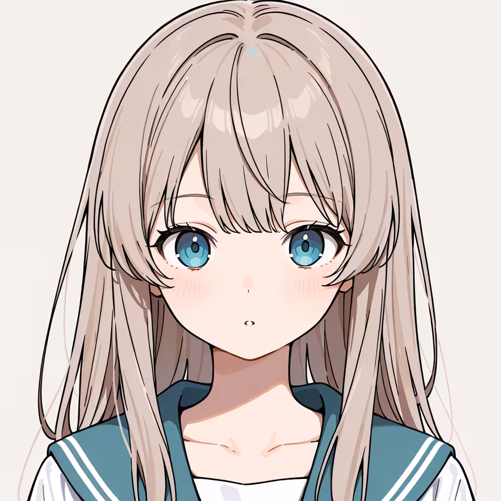 1girl long hair simple background