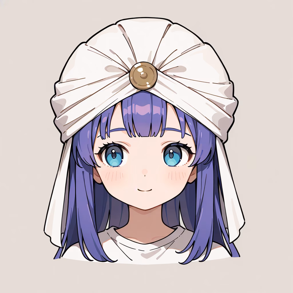 1girl, turban, general, simple background