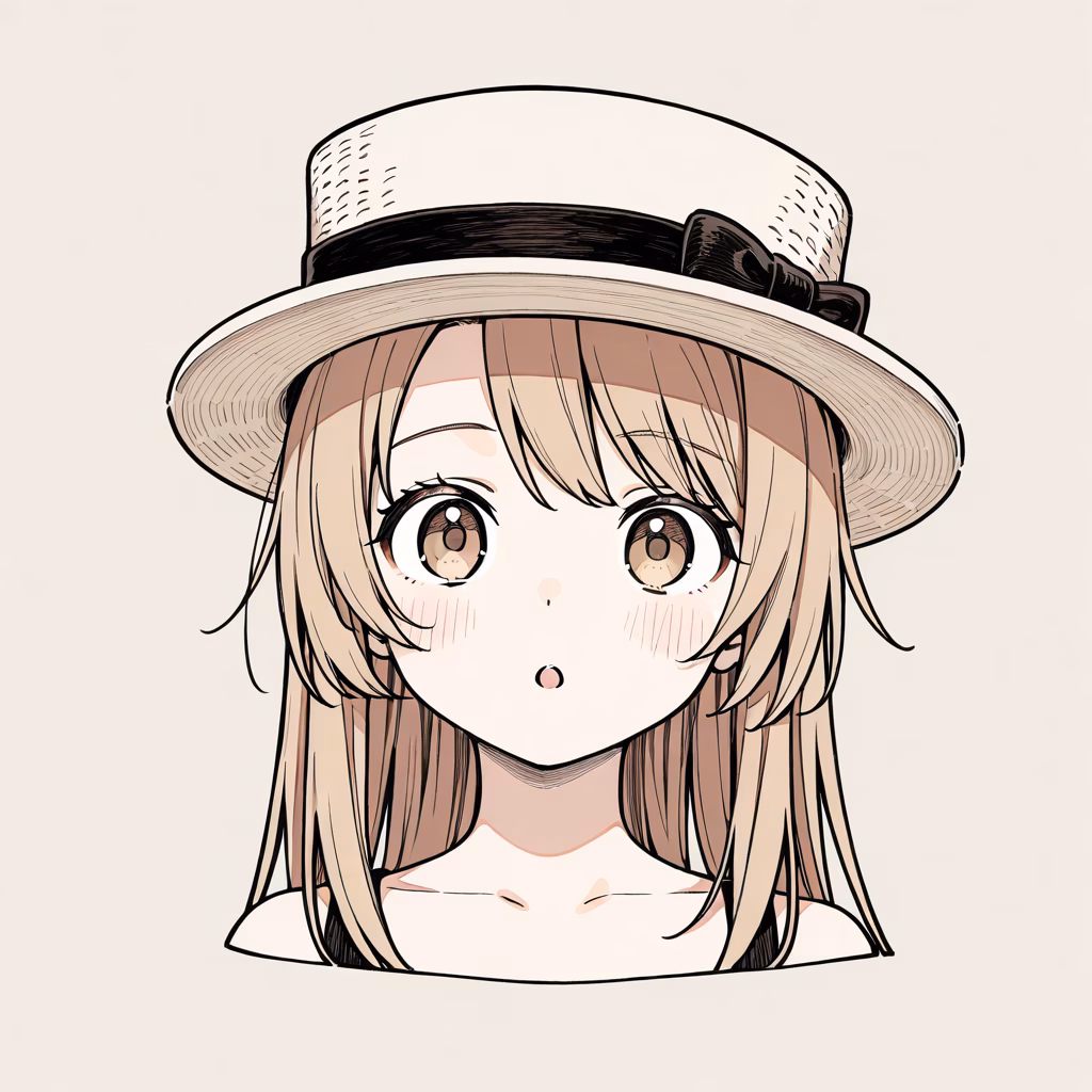 1girl, boater-hat, general, simple background