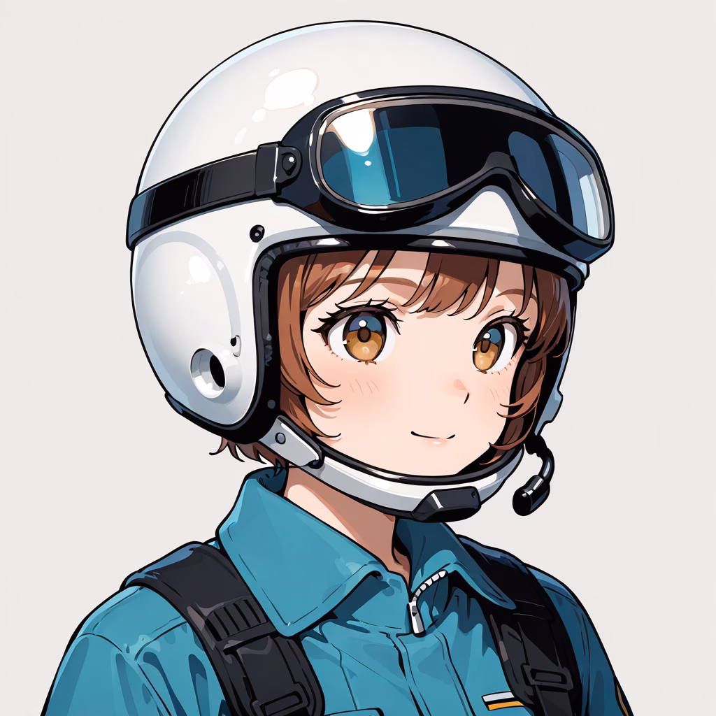 1girl, pilot-helmet, general, simple background