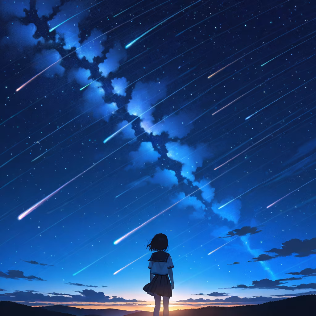 1girl shooting star general