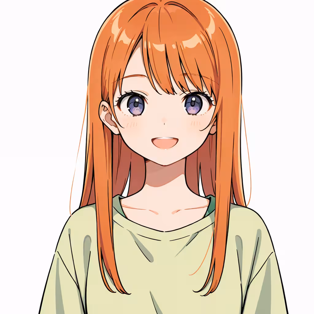 orange hair - オレンジの髪色