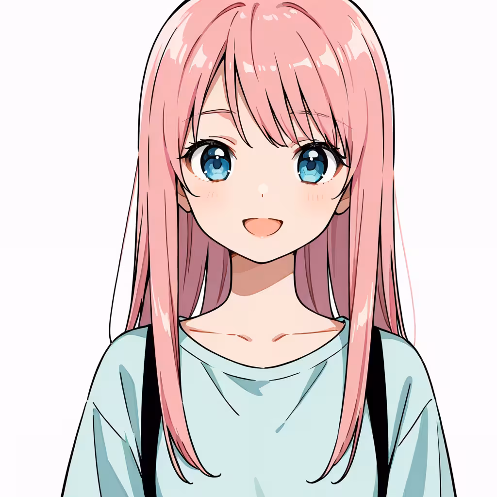 pink hair - ピンクの髪色