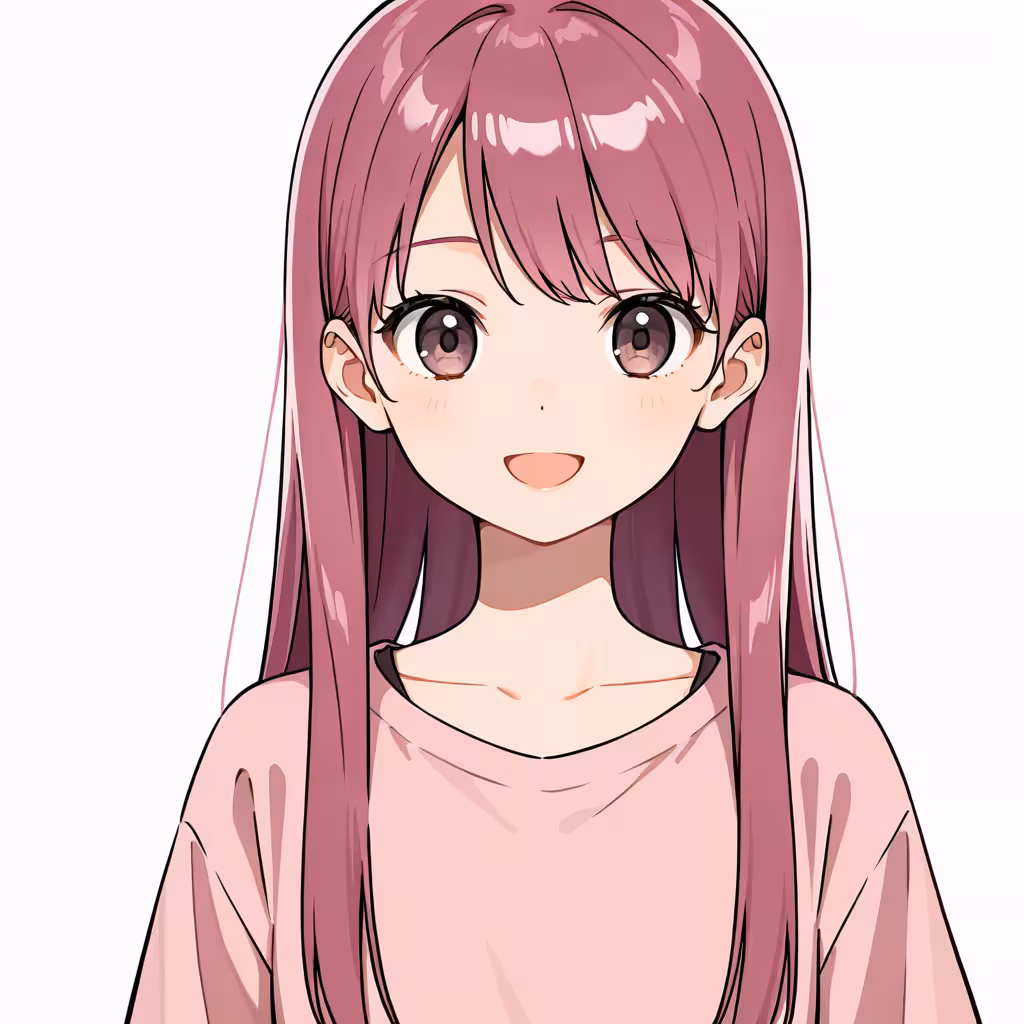 dark pink hair - 暗いピンクの髪色