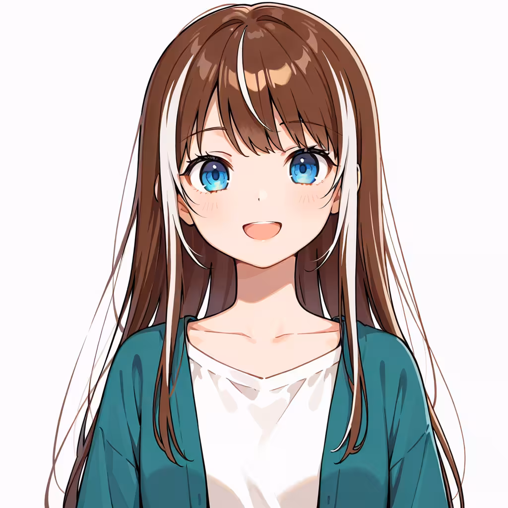 streaked hair - メッシュの髪色