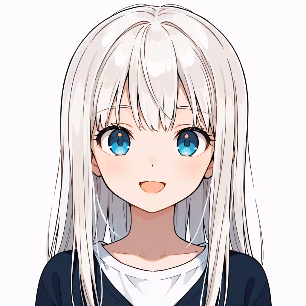 ivory hair - アイボリーの髪色