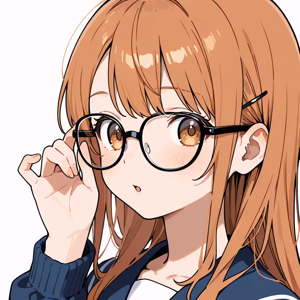 1girl hand on eyewear white background