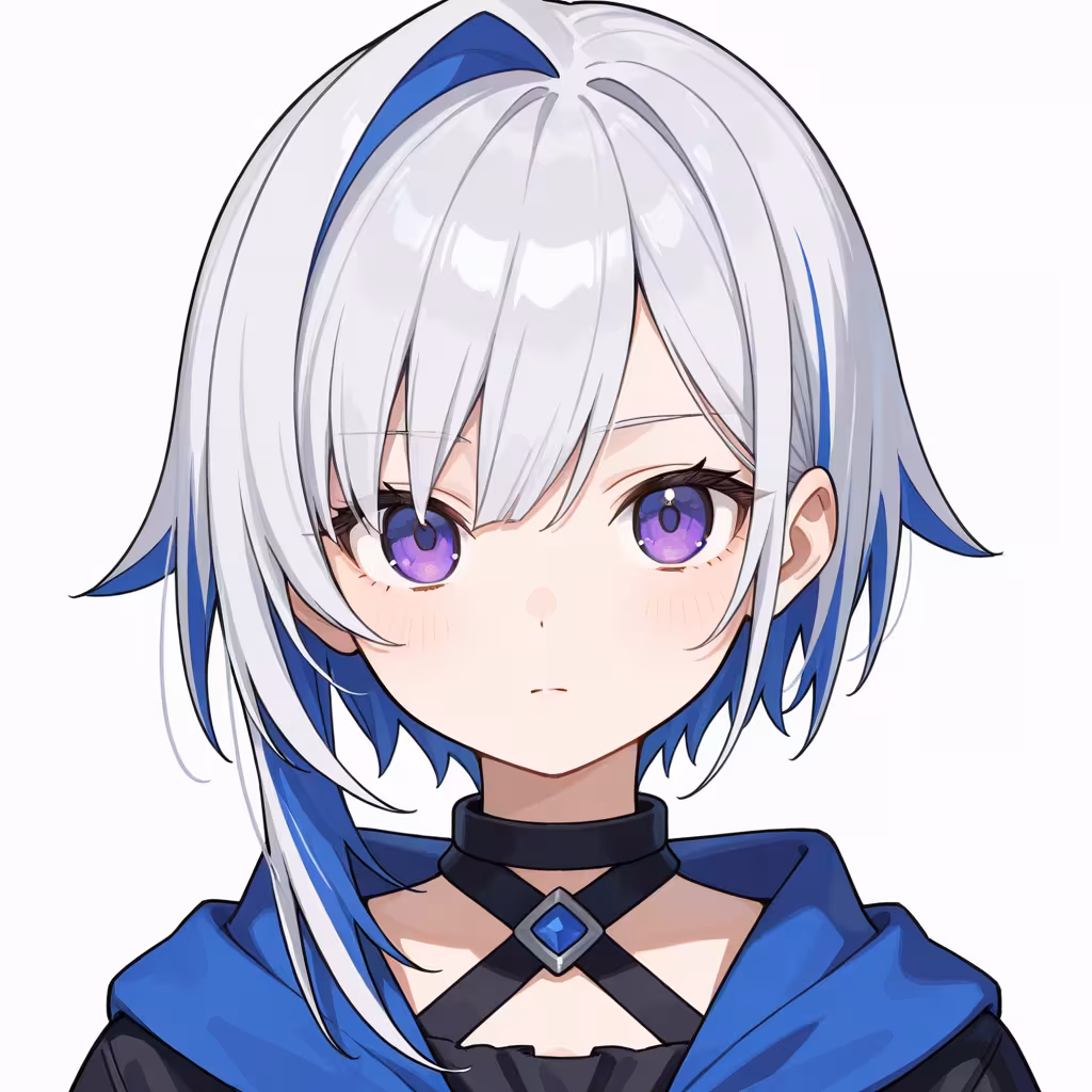1girl single hair intake asymmetrical hair upper body white background