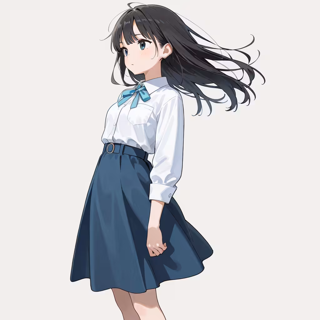 膝丈スカート(medium skirt)