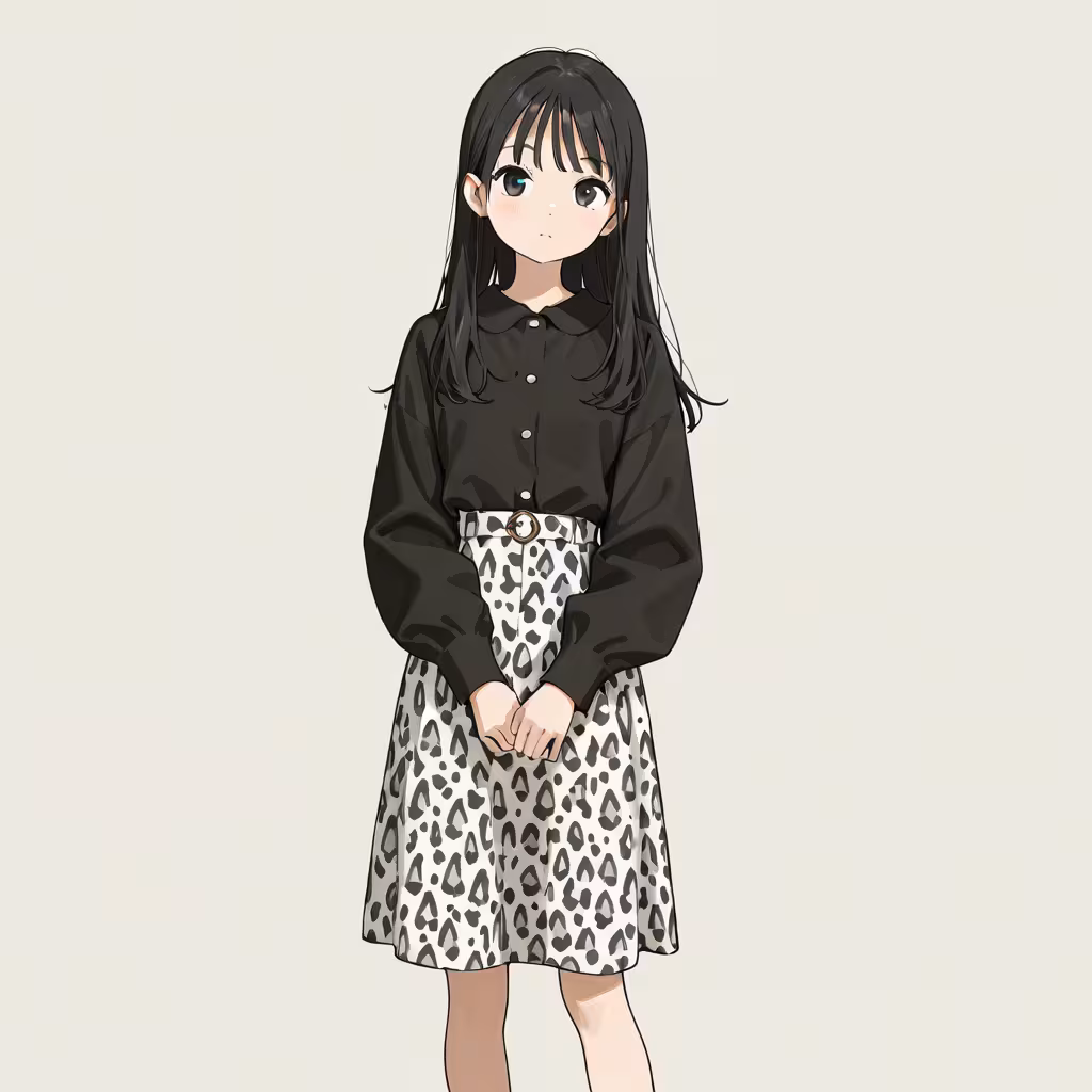 プリントスカート(print skirt)
