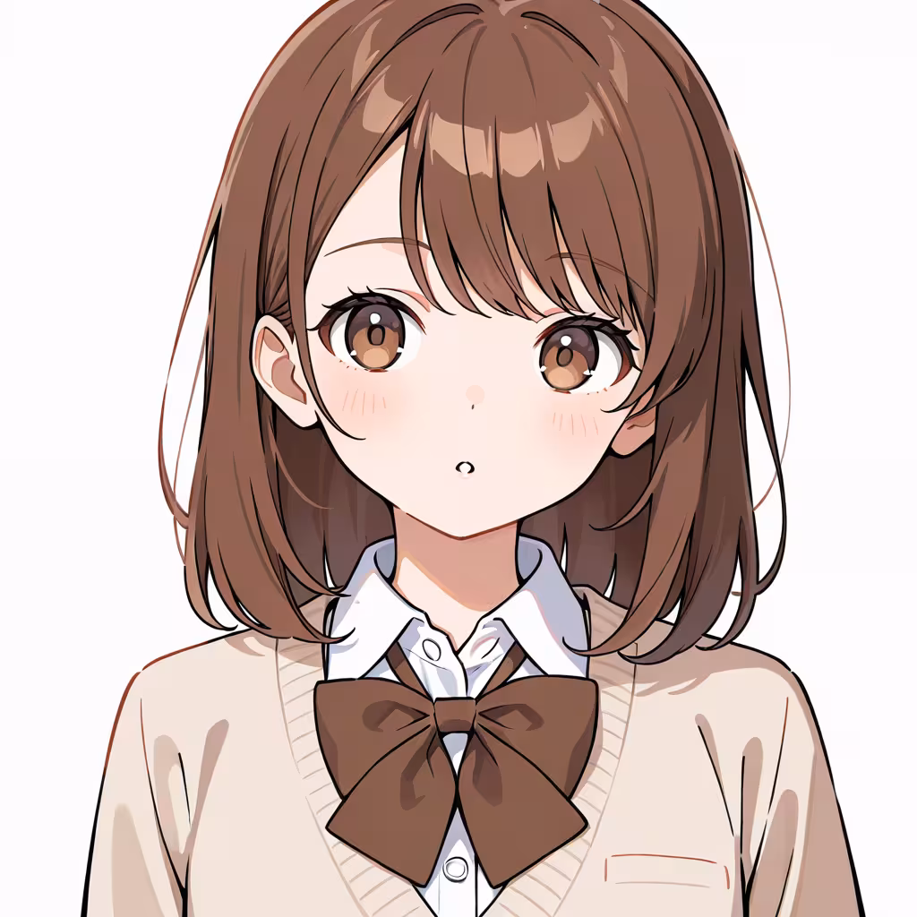 ブラウンのリボン(brown bowtie)