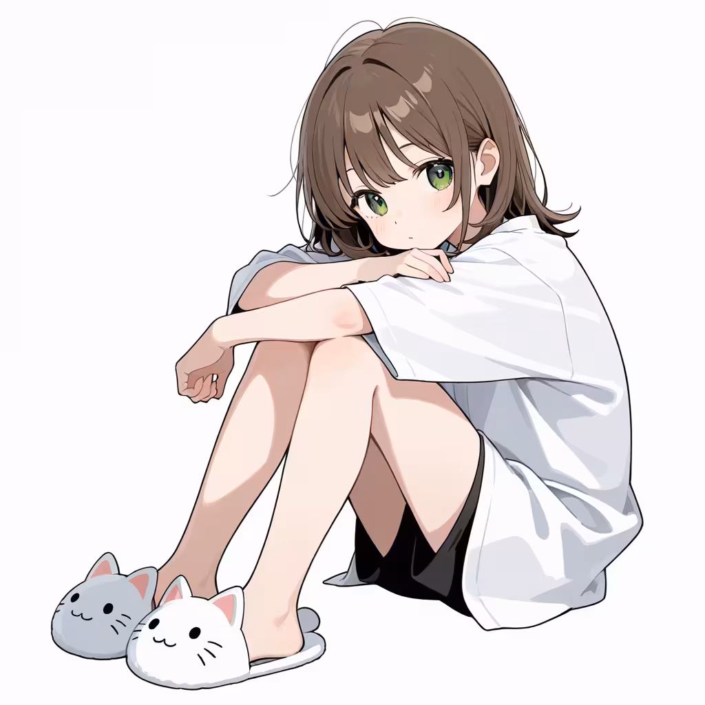 猫のスリッパ(cat slippers)