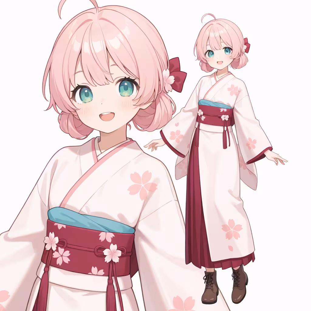 桜柄（cherry blossom print）