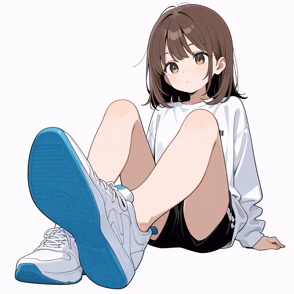 色付きの靴底(colored shoe soles)
