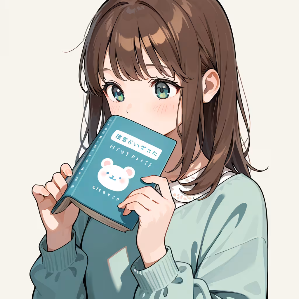 口元が隠れる（covered mouth）