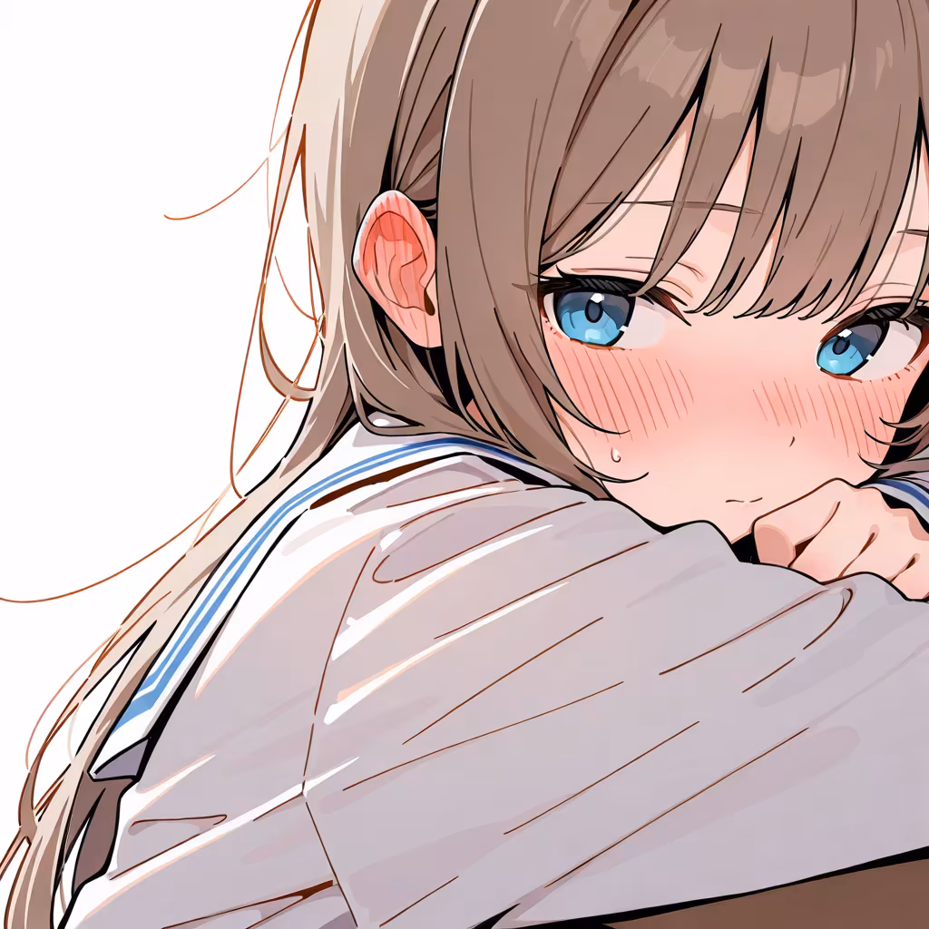 耳が赤い（ear blush）