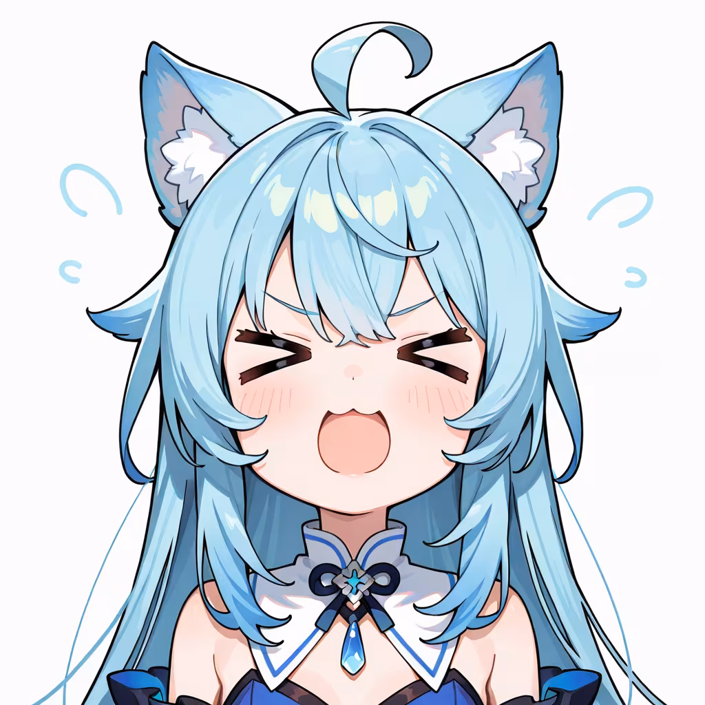ぎゅっとつぶった目（>_<）