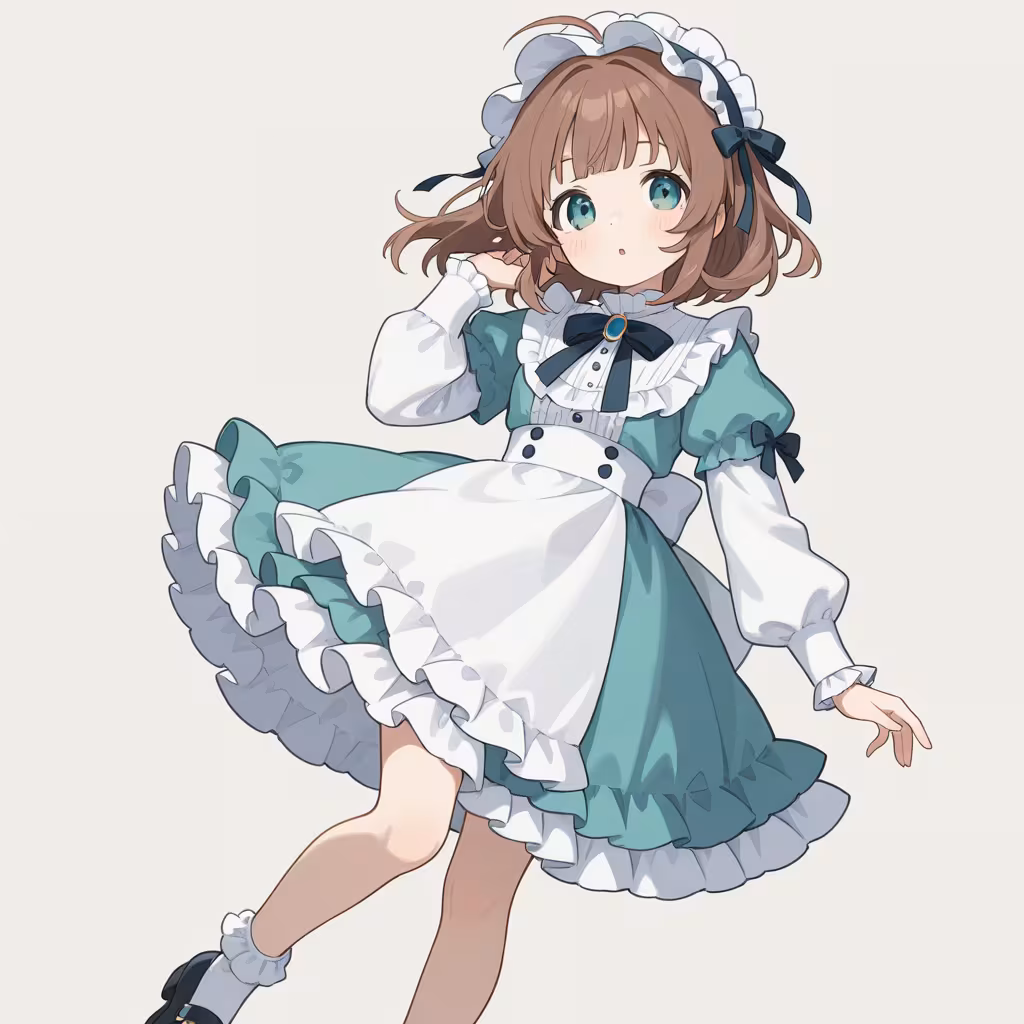 フリルスカート(frilled skirt)
