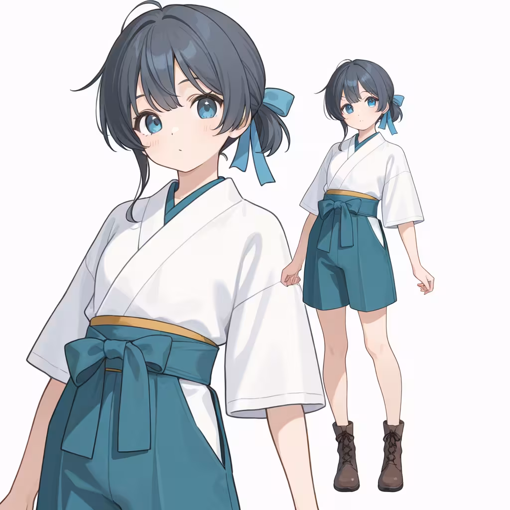 袴ショートパンツ（hakama shorts）