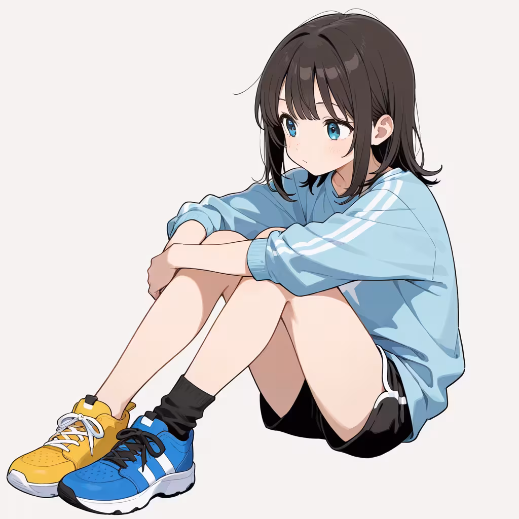 左右違いの靴(mismatched footwear)