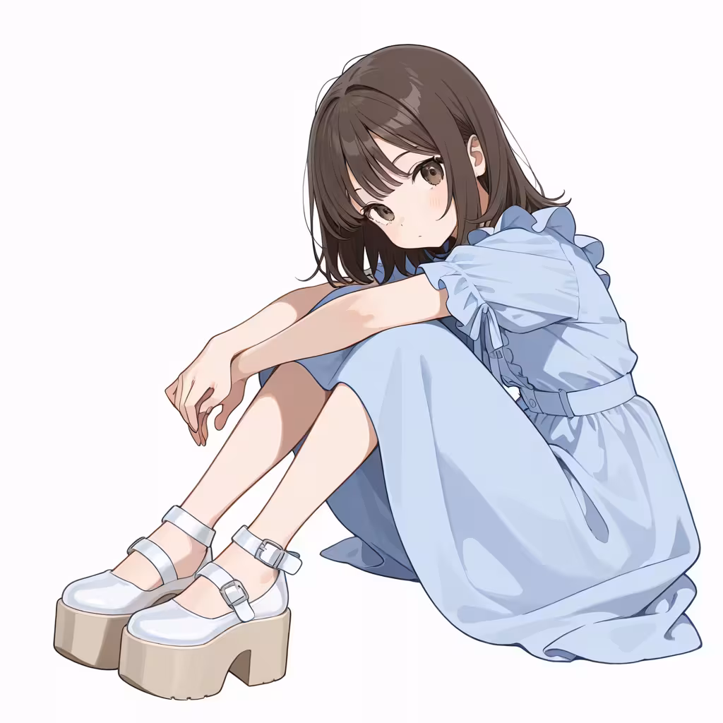 厚底靴(platform shoes)