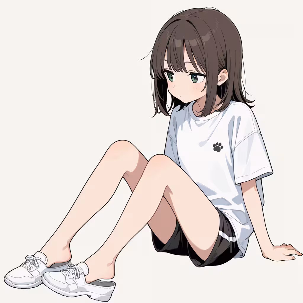 つま先で靴をぶらぶらさせる(shoe dangle)