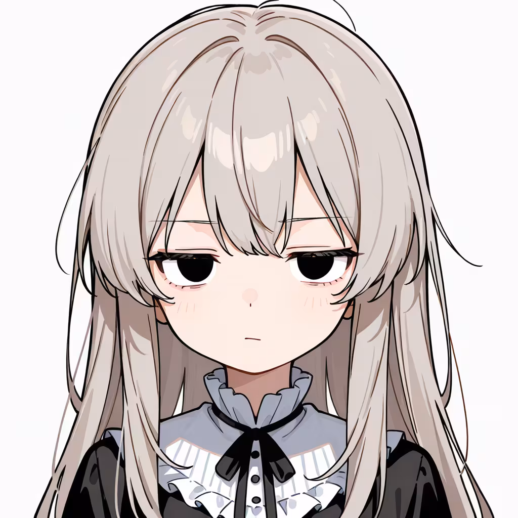 白けた顔（unamused）